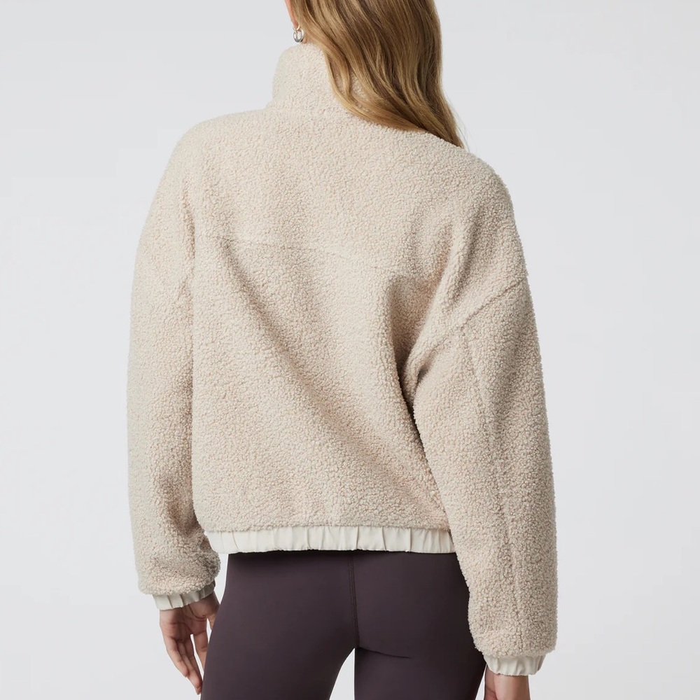 Women's Vuori Sycamore Full Zip Jacket 💫 Dune 💫 Medium - Picture 2 of 15